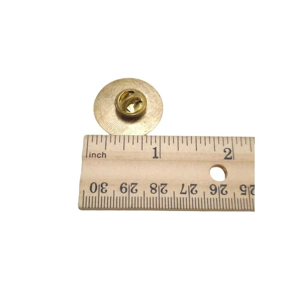 David Bowie 1980s Multicolor Enamel Music Pop Pin Gold Tone Vintage - Picture 4 of 4